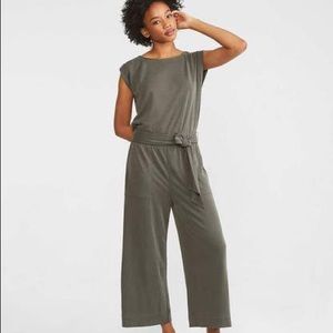 Lou & Grey LOFT Jumpsuit Italian Olive XL